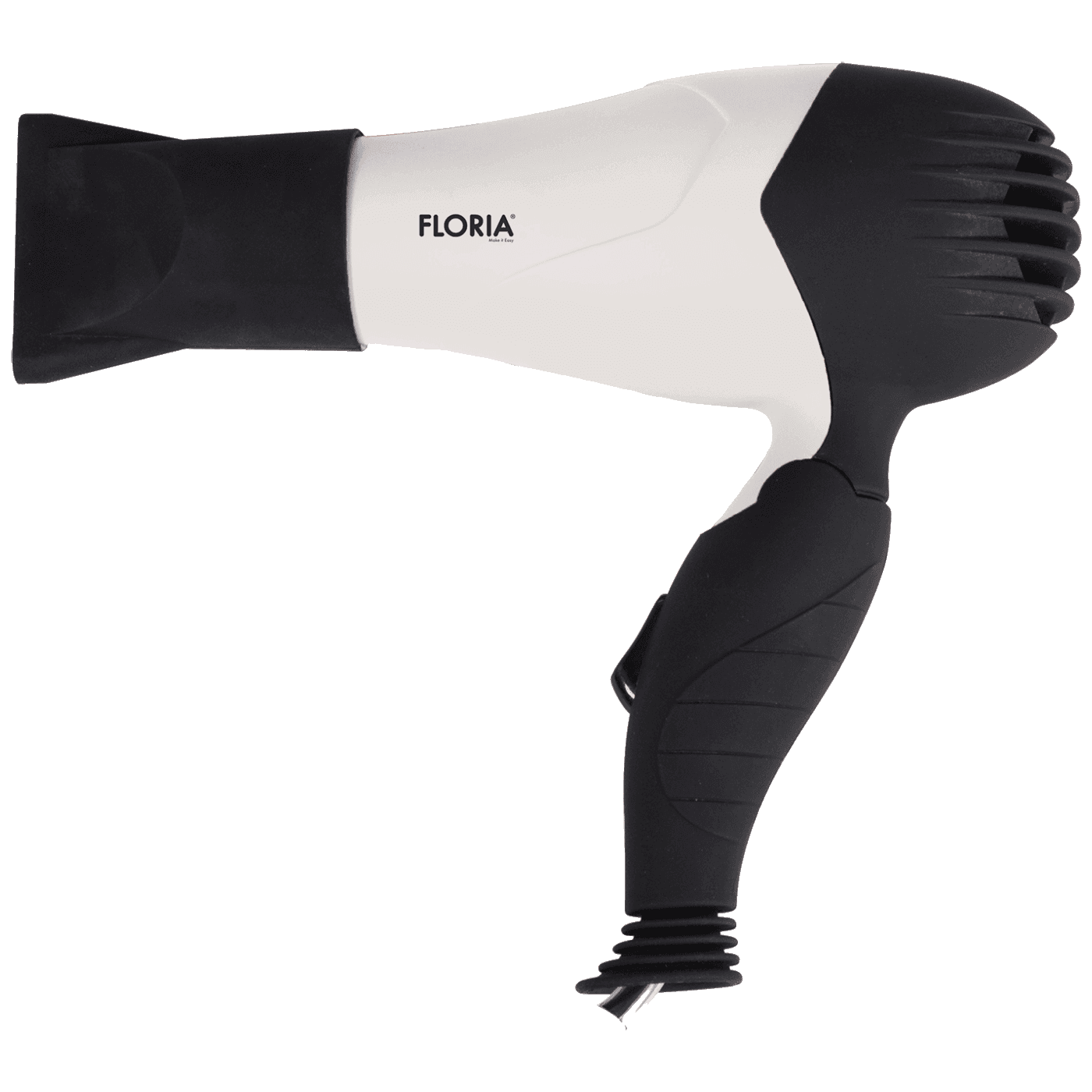 Floria Fen za kosu ZLN8975, Bijelo-Crni