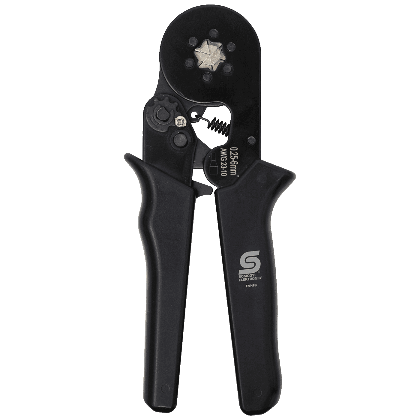 SMA Kliješta za montažu krimp konektora EVHF6, Crna