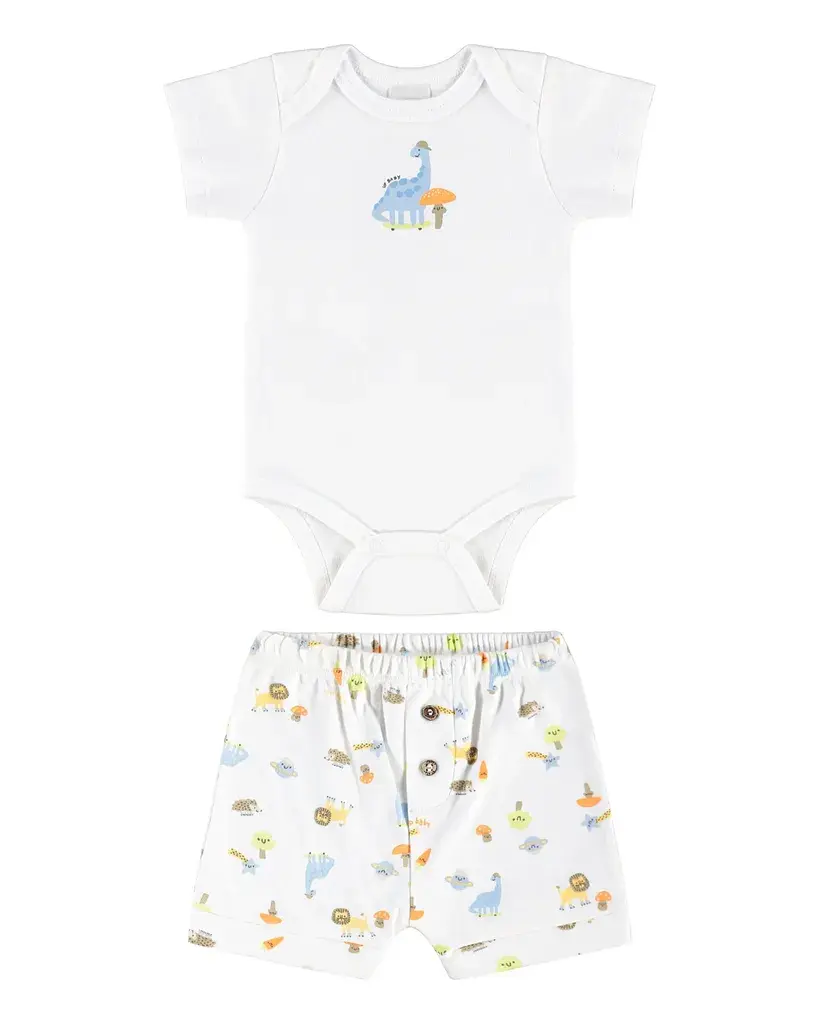 UP Baby Komplet za bebe Dino, Bijeli