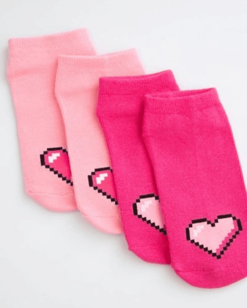 Coccodrillo Čarape za djevojčice Srce, Roze