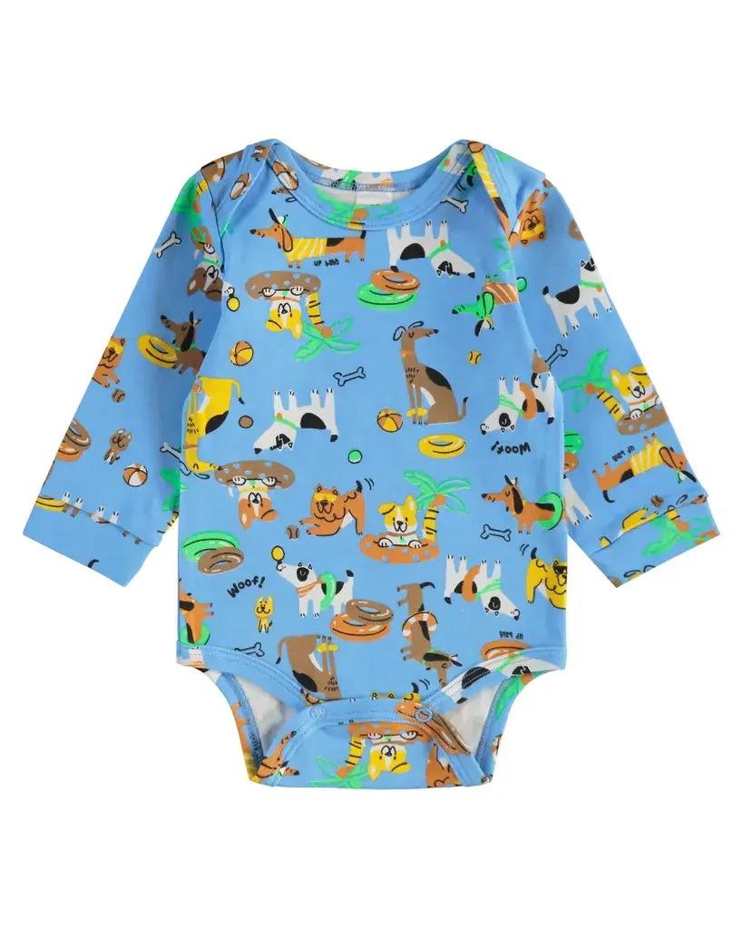 UP Baby Bodi za bebe Dogs, Plavi