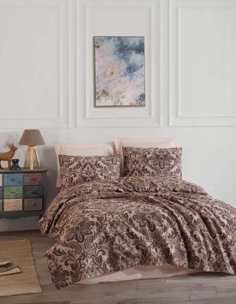 L'essentiel Maison set posteljine Muster, 160x235 cm, smeđa