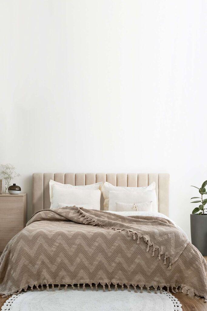 L'essentiel Maison Prekrivač za bračni krevet Naomi, 200 x 230 cm, bež