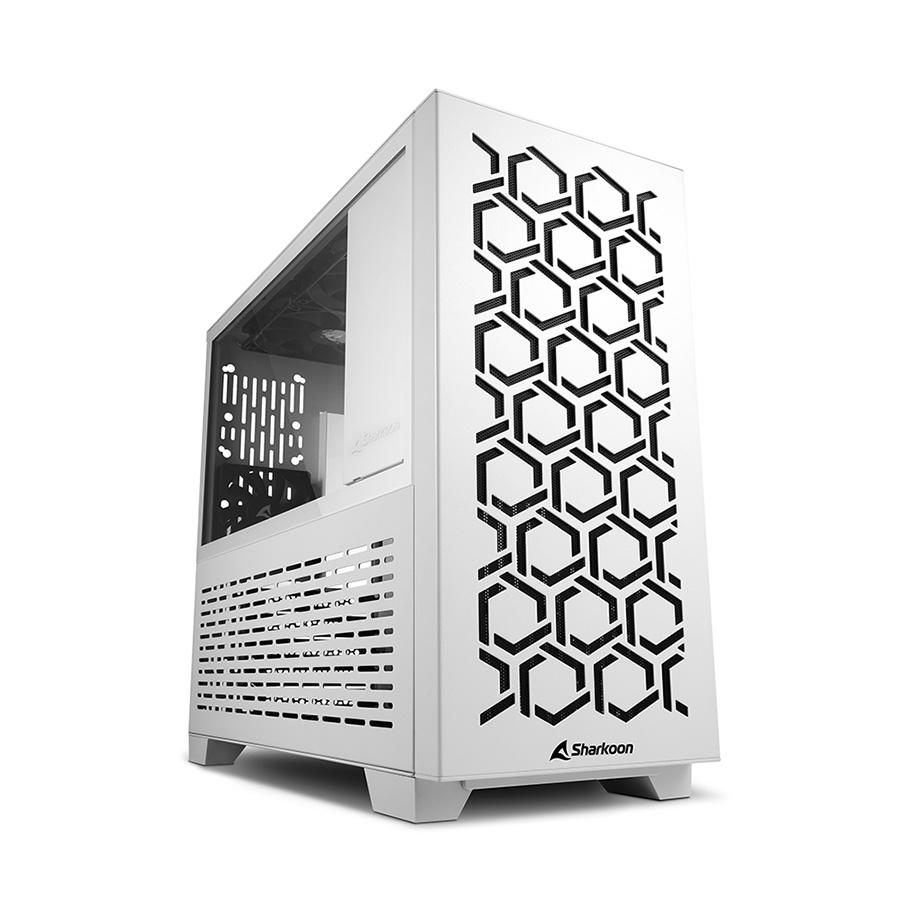 Kućište SHARKOON gaming, MS-Y1000, belo, ventilatori 1x80mm PWM, 3x120mm PWM, Micro-ATX