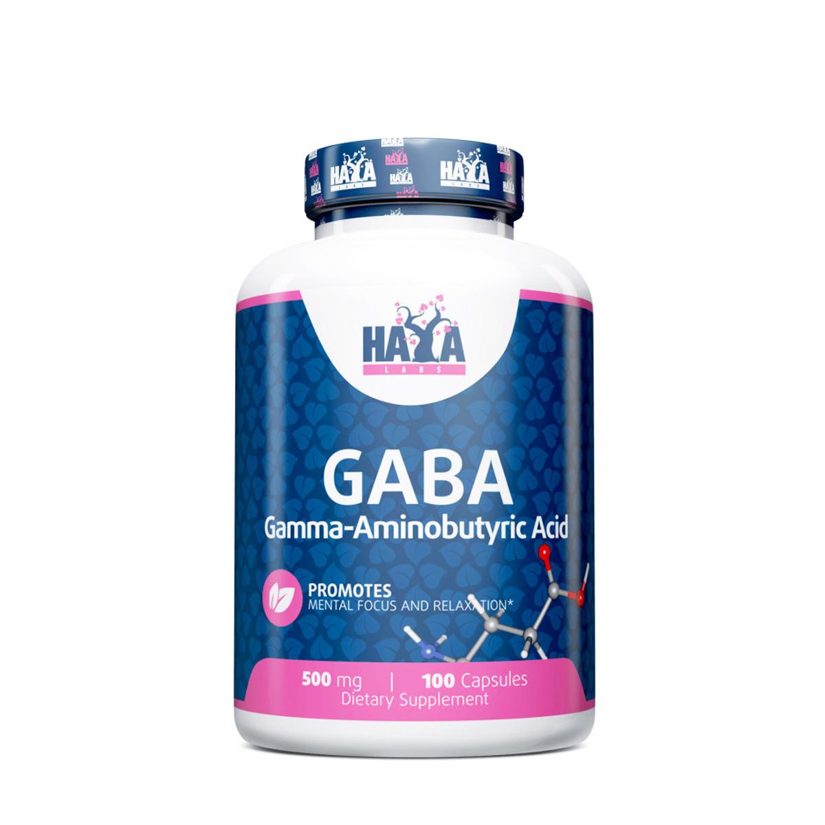 Haya Gaba, 500 mg, 100 kapsula