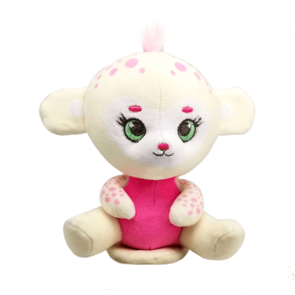 Plišana igračka 18041, 12cm, Bijelo-roza
