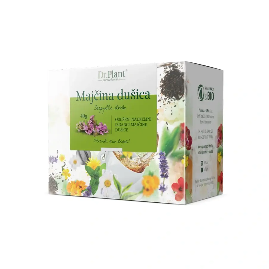 Dr. Plant Čaj, Majčina dušica, 40g