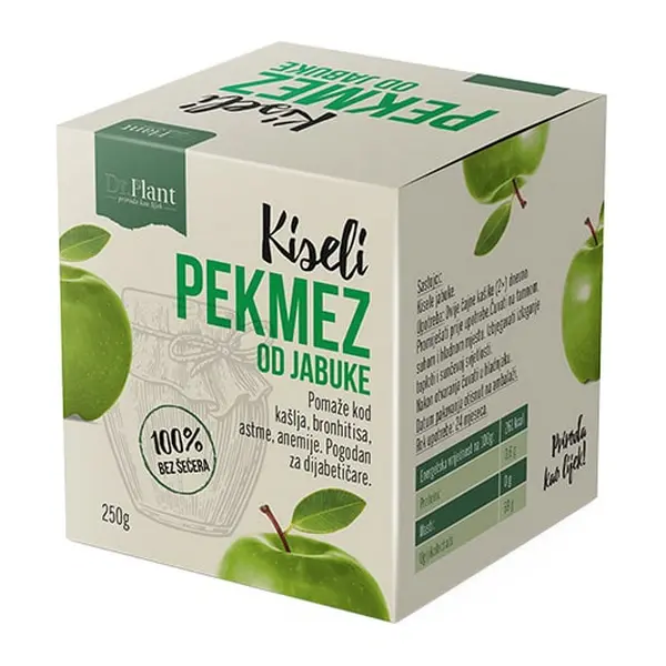 Dr. Plant Pekmez od kiselih jabuka, 250g