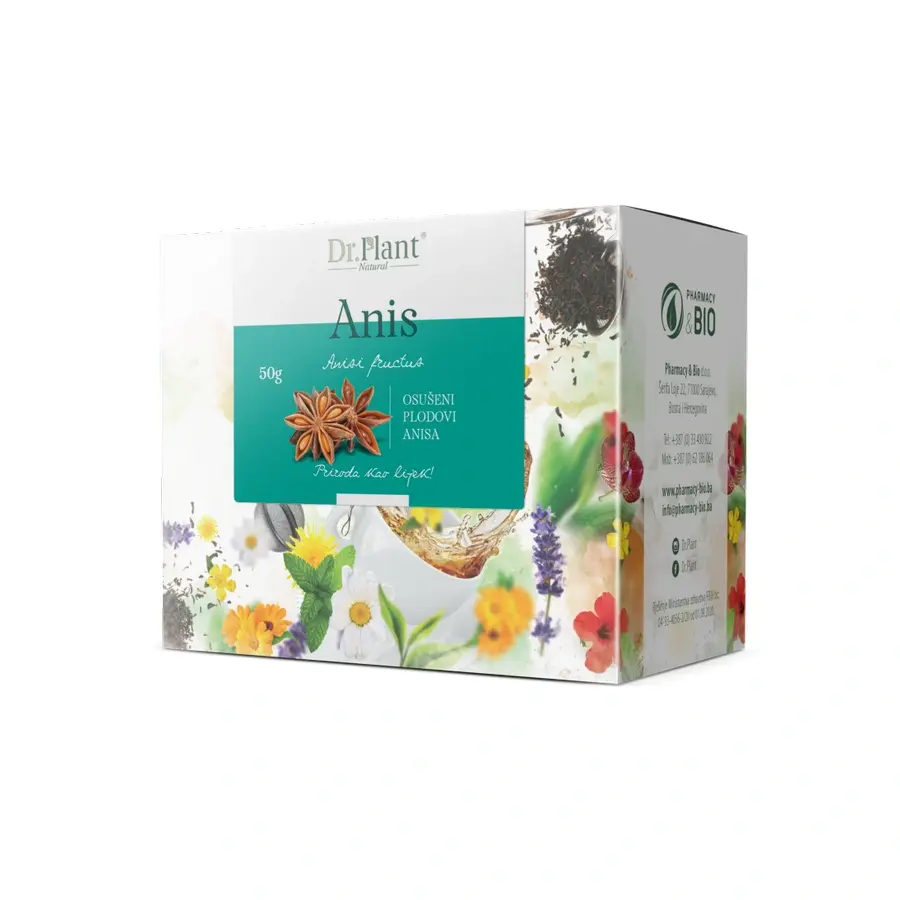 Dr. Plant Čaj, Anis plod, 50g