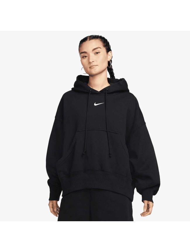 Nike Ženski duks NSW Phoenix Fleece OOS Po DQ5858, Crni