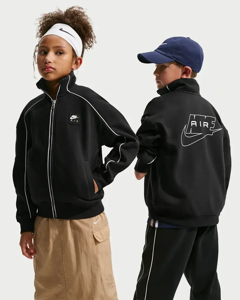 Nike Dječiji gornji dio trenerke Air Fleece II7348, Crni