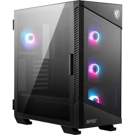 MSI Kućište MAG Velox 100R , sa 4 ARGB hladnjaka, Crno