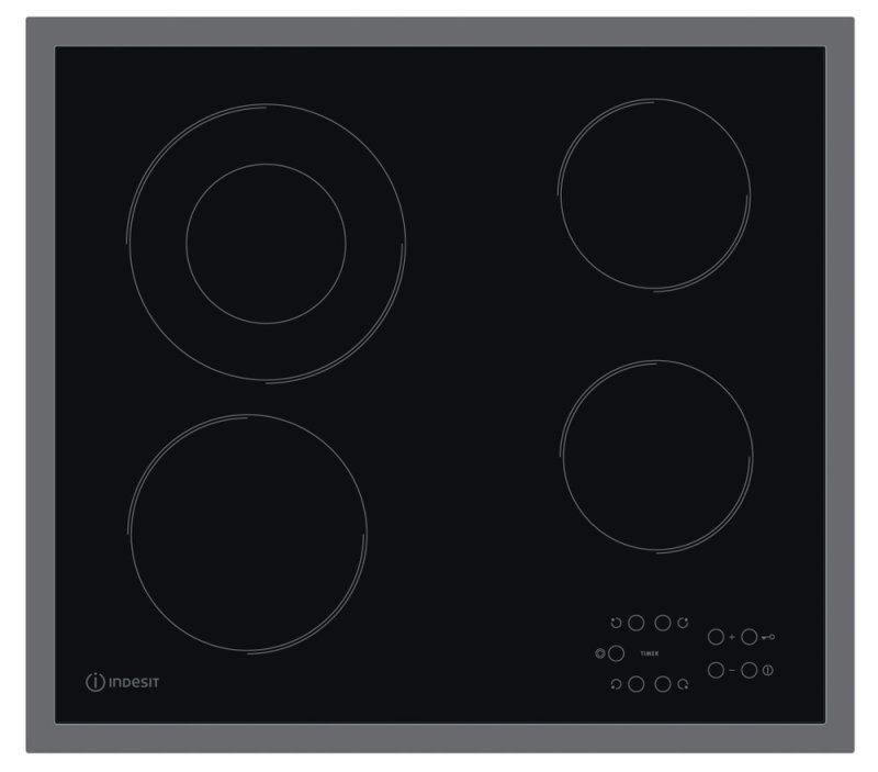 Indesit Ugradbena ploča RI 261 X, Crna