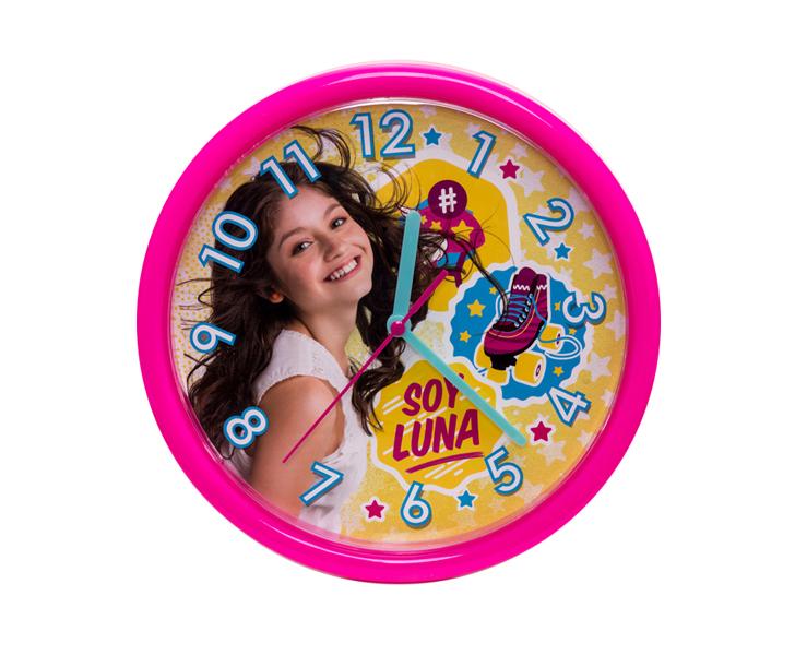 Zidni sat Soy Luna 93711, 24cm, Roze