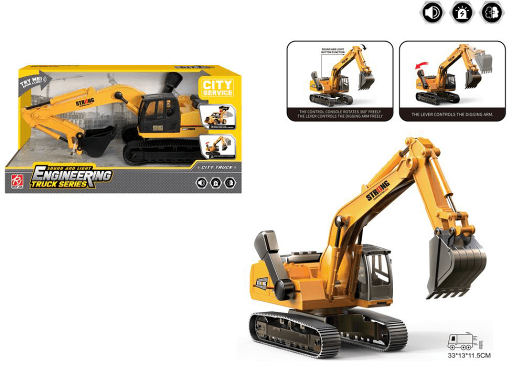 Bager MKP599887, 33x13cm, Žuti