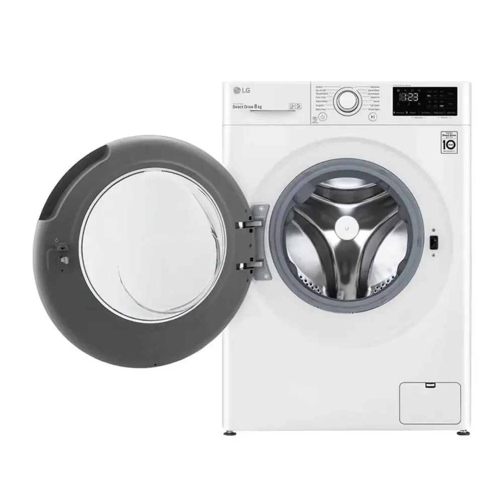 LG Mašina za veš F4wv308s4u, 8 kg, 1400 rpm, Bijela