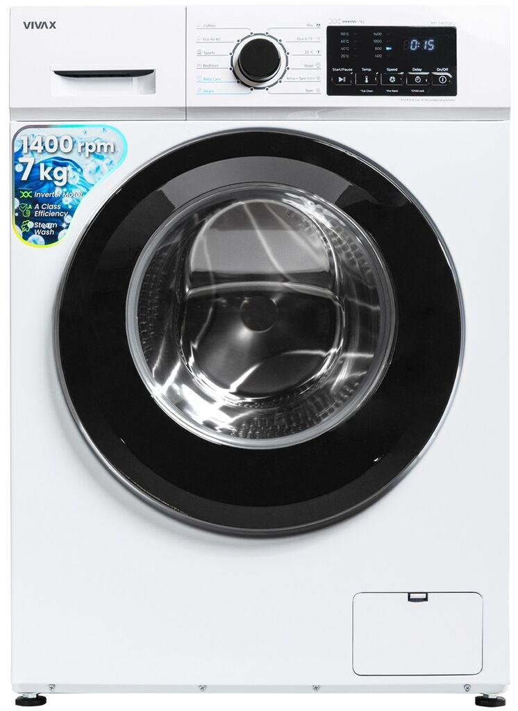 Vivax Home Mašina za veš Wfl-140712ci, 7 kg, 1400 rpm, Bijela