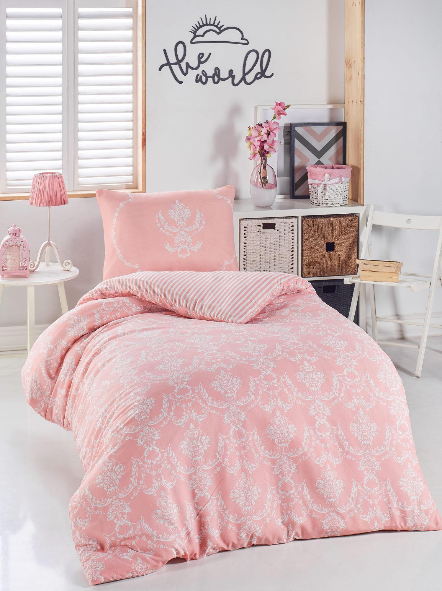 L'essentiel Maison Set pojedinačnih posteljina Pure, 140x200cm, roza