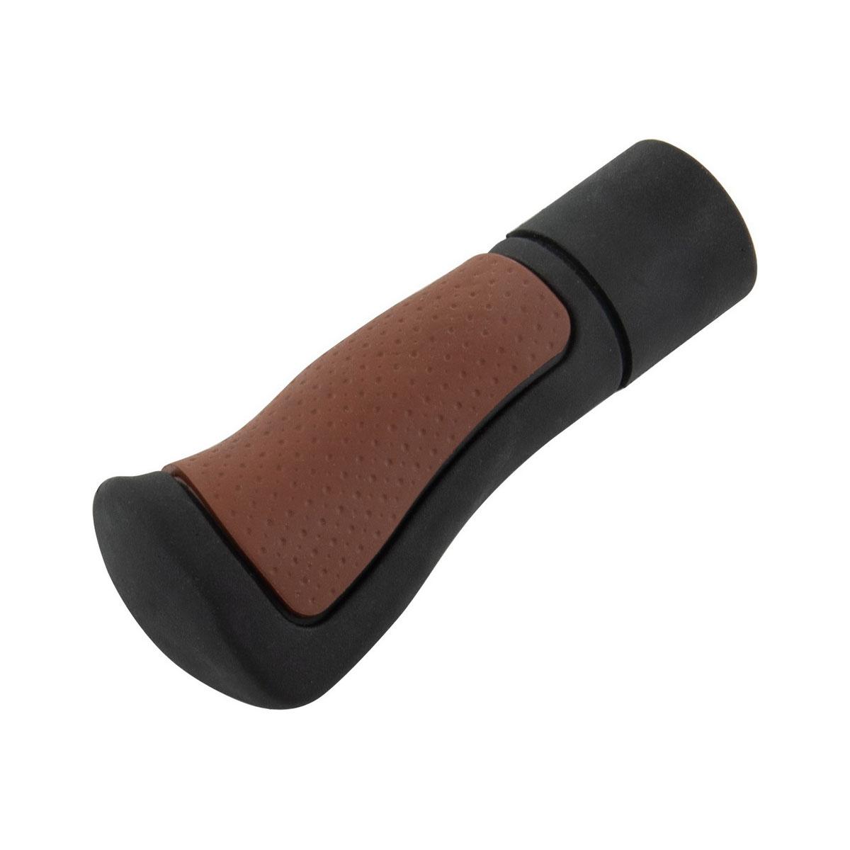 Herrmans Gripovi za biciklo Trekking Ergo, 120 mm, Crno-braon