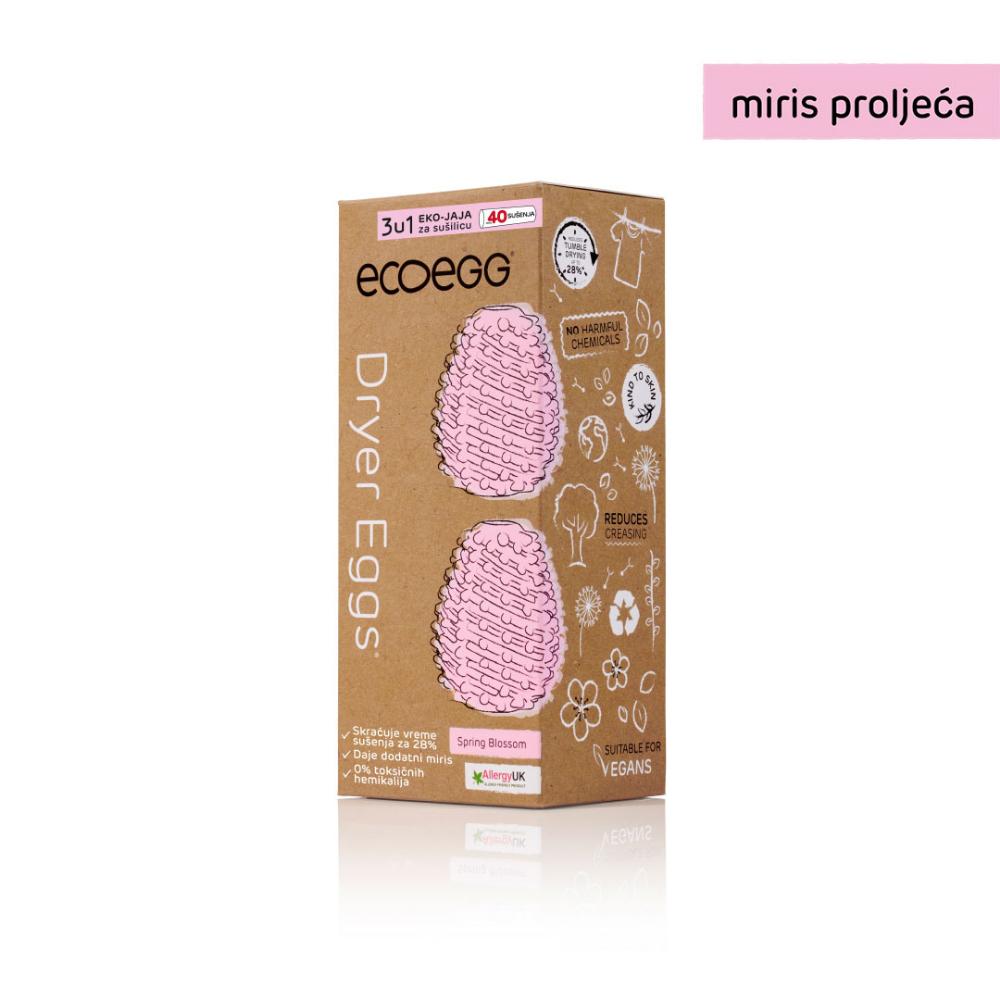 Ecoegg 3u1 eko-jaja za sušilicu, Miris proljeća, 40 sušenja