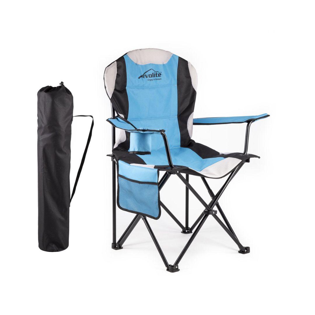 Evolite Sklopiva kamp stolica Nature, Plava
