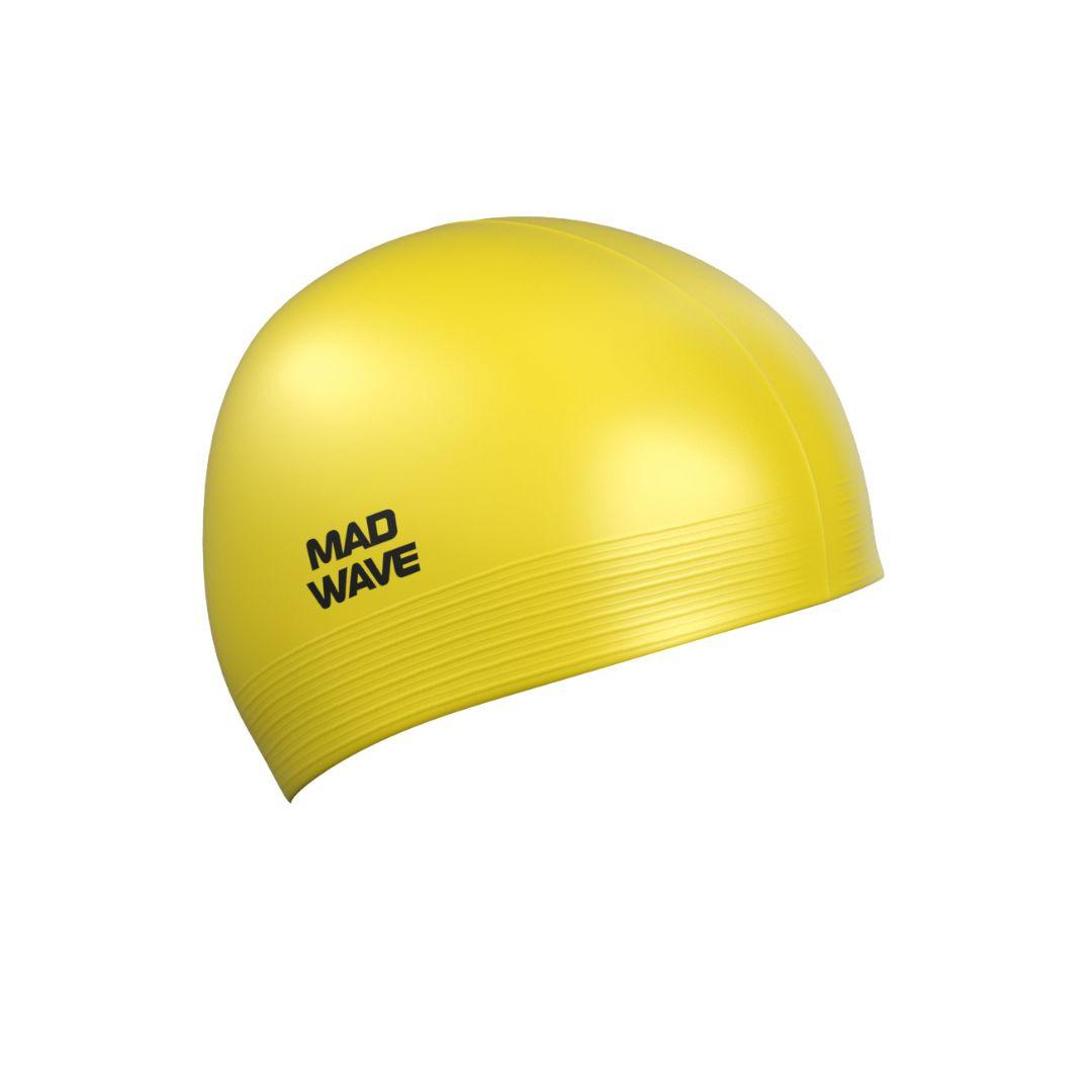 Mad Wave Kapa za plivanje Solid Soft, Latex, Žuta