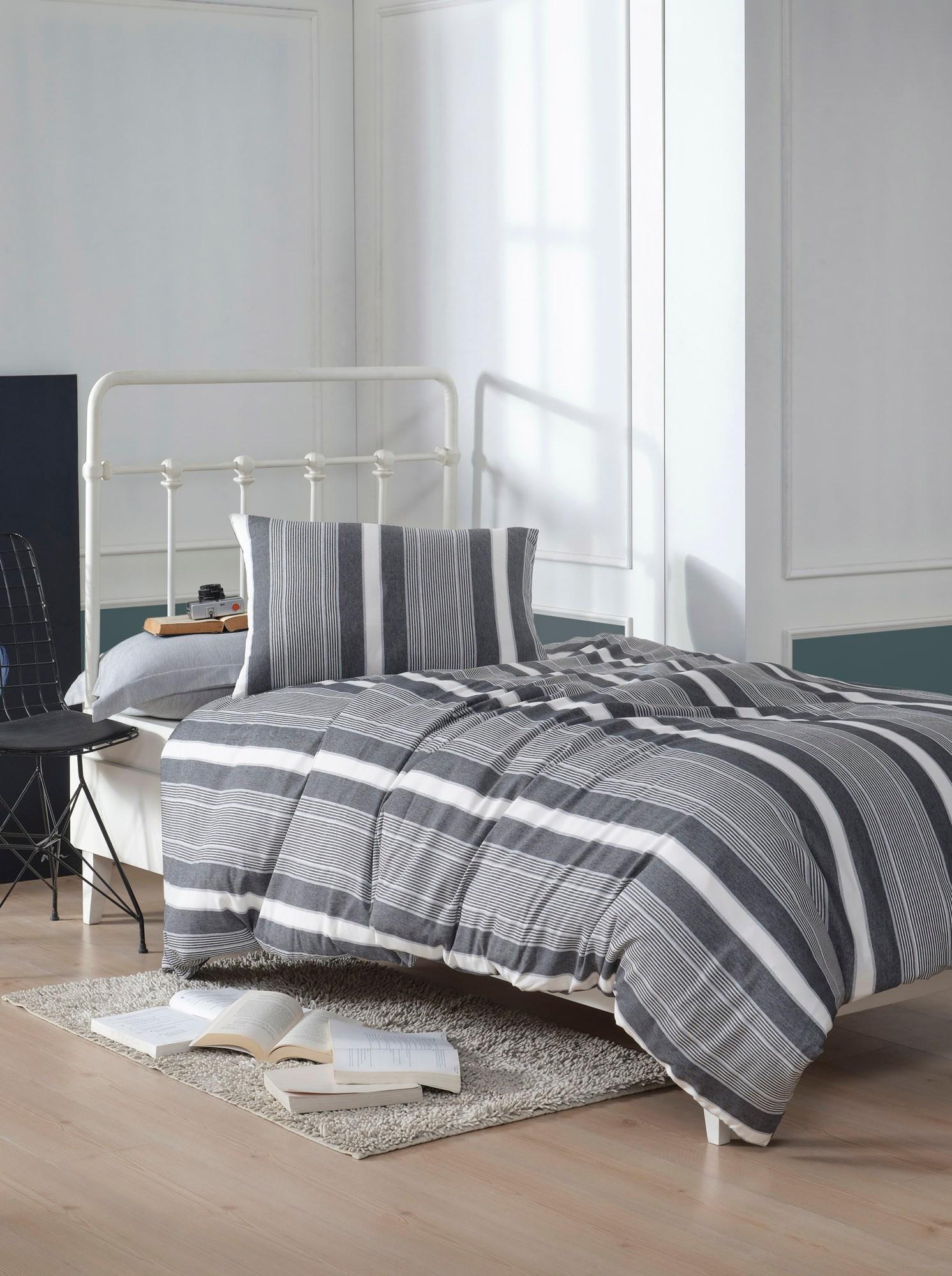 L'essentiel Maison Set Jednokrevetna posteljina Dakar, 140x200cm, Siva