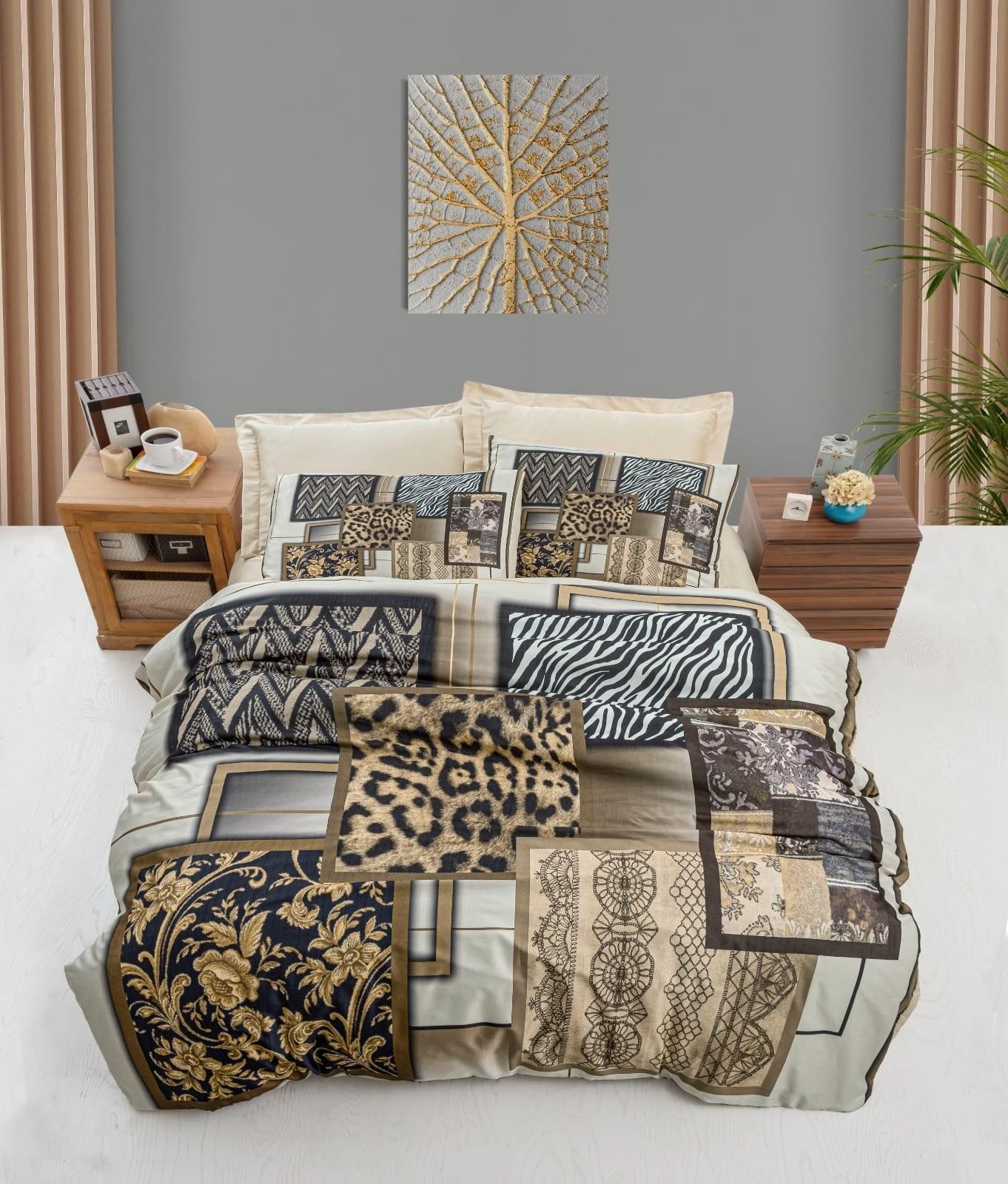 L'essentiel Maison set posteljine 474, 160x220cm, smeđa