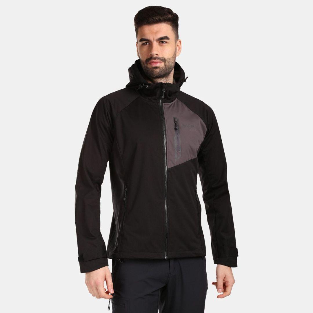 Kilpi Muška jakna Softshell Beltra, Crna
