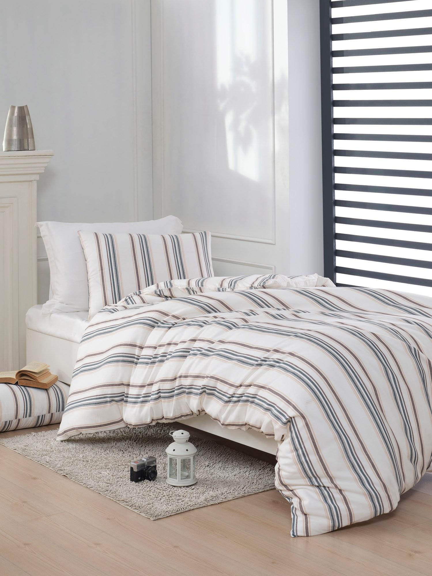 L'essentiel Maison Set Jednokrevetna posteljina Nairobi, 140x200cm, krem