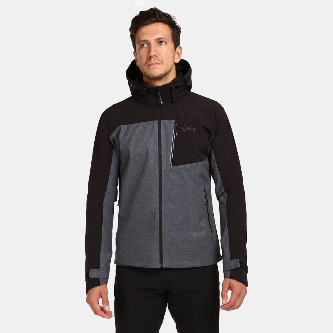 Kilpi Muška jakna Softshell Ravio, Sivo-crna