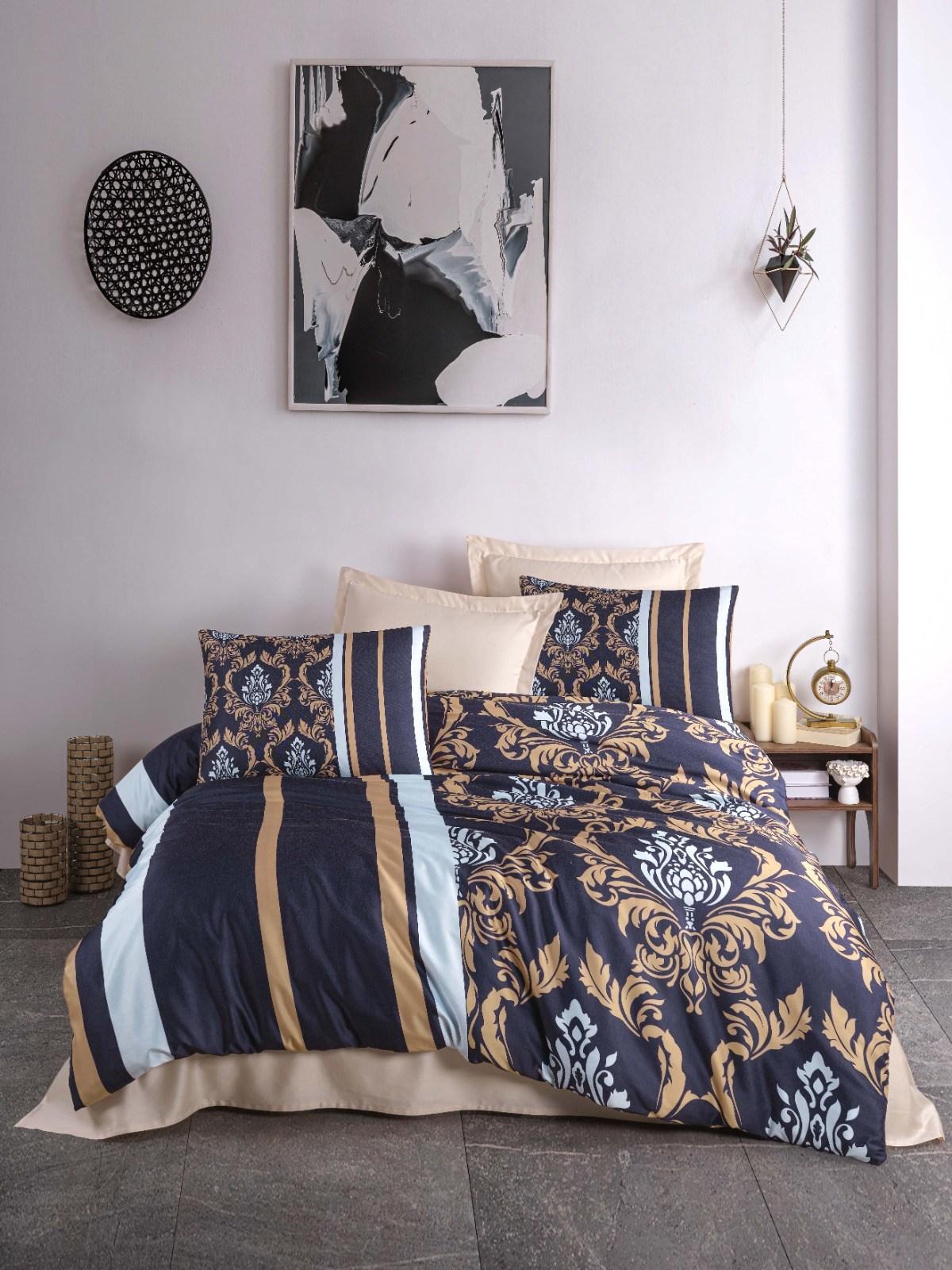 L'essentiel Maison Set bračna posteljina 487, 200x220cm, Teget