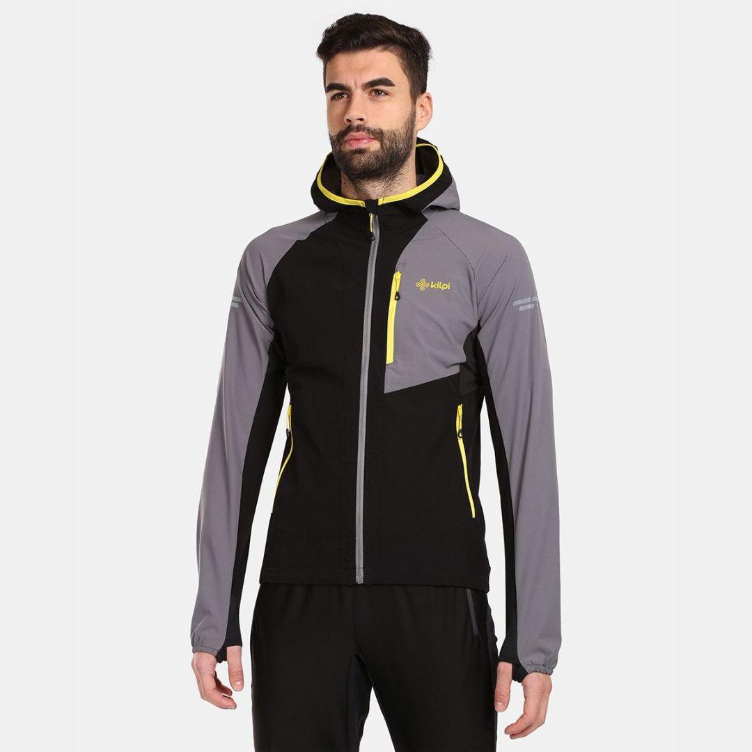 Kilpi Muška jakna Softshell Baleo, Sivo-crna