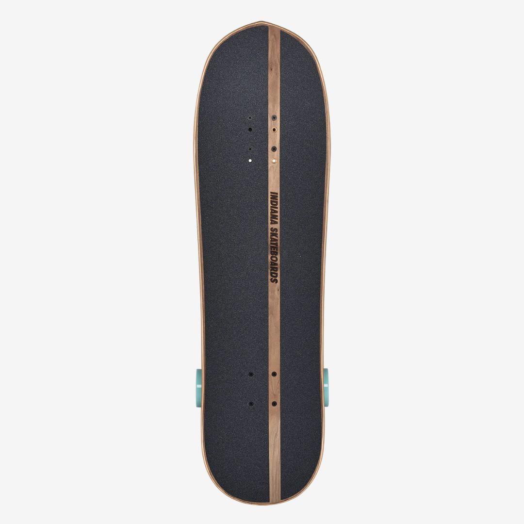 Micro Indiana Skateboard Surfskate Premium Walnut, Crno-smeđi