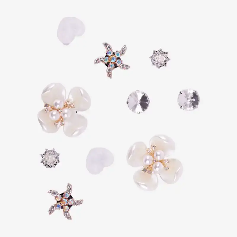 Coqui Amuletz Cvjetići, 10 komada, Šareni