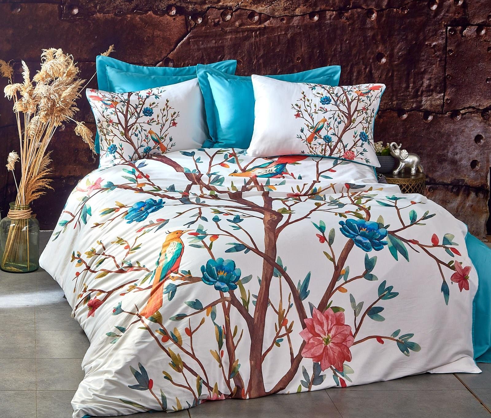 L'essentiel Maison Dvokrevetni set posteljine 476, 200x220cm, tirkizna