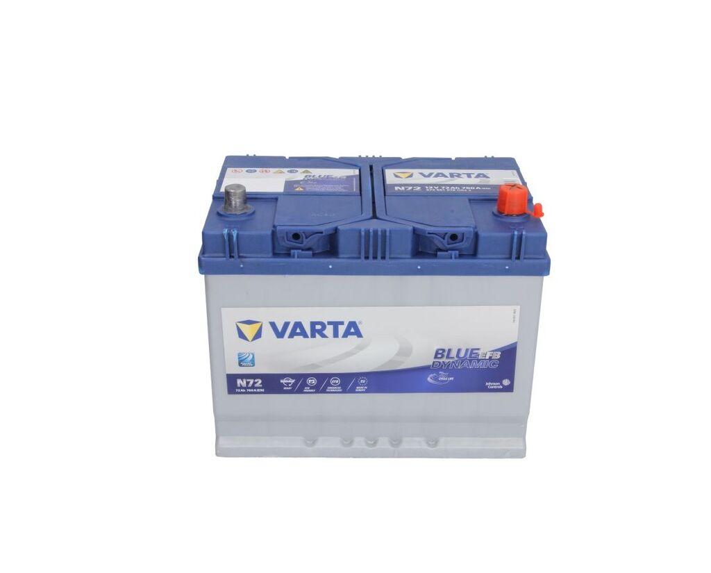 Varta Akumulator EFB Start-Stop D+, 72 Ah, 760 A