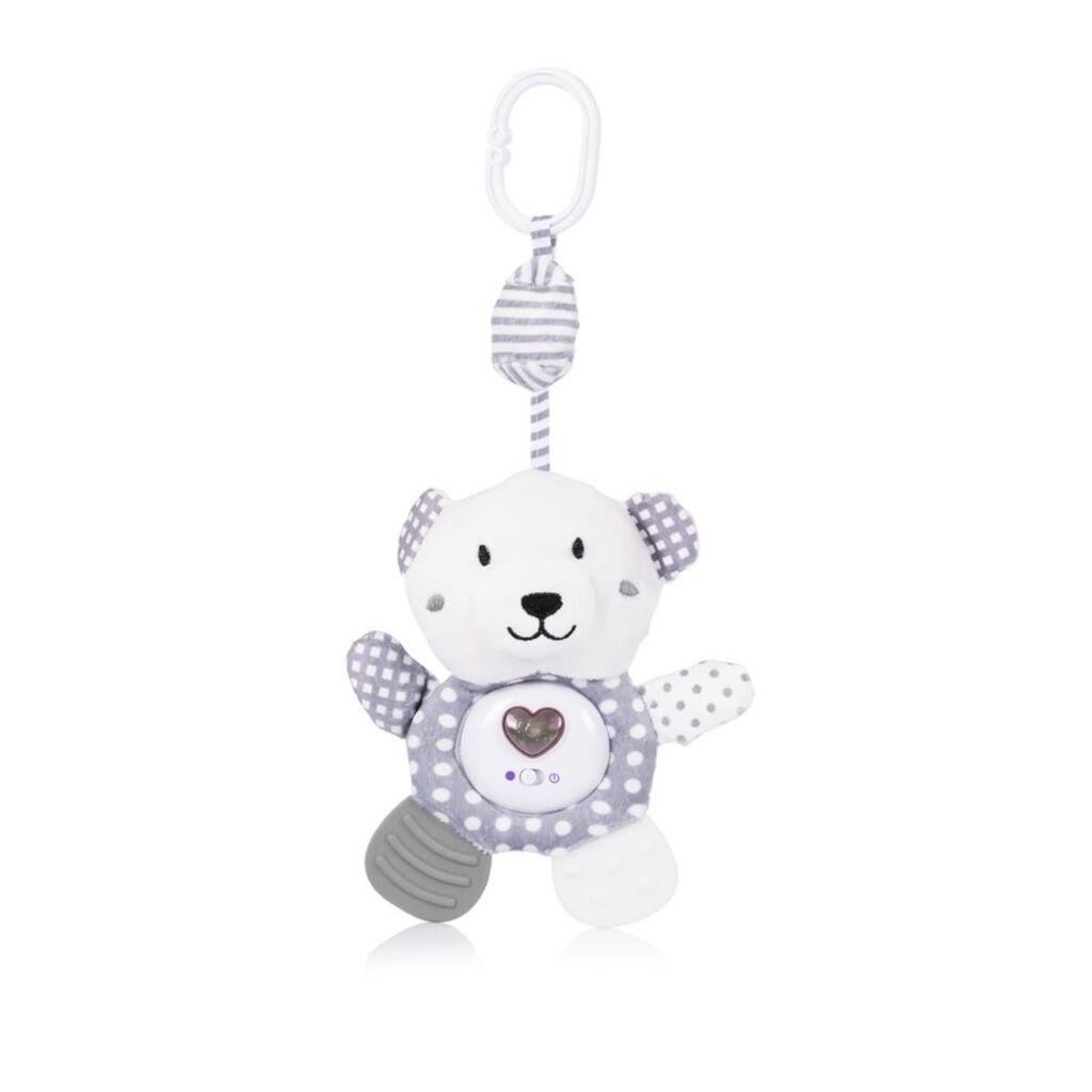 Chipolino Igračka za kolica i krevet Teddy Bear PIKL02501BEA, Siva