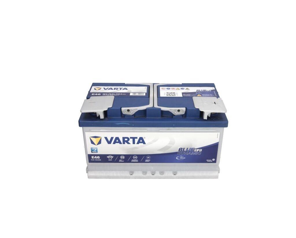Varta Akumulator EFB Start-Stop D+, 75 Ah, 730 A