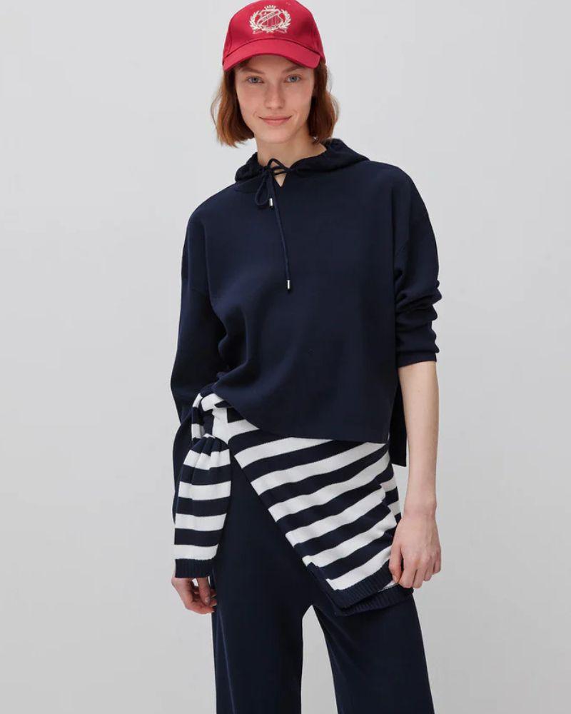 Benetton Ženska dukserica 1LHGD204M-016-L, Teget