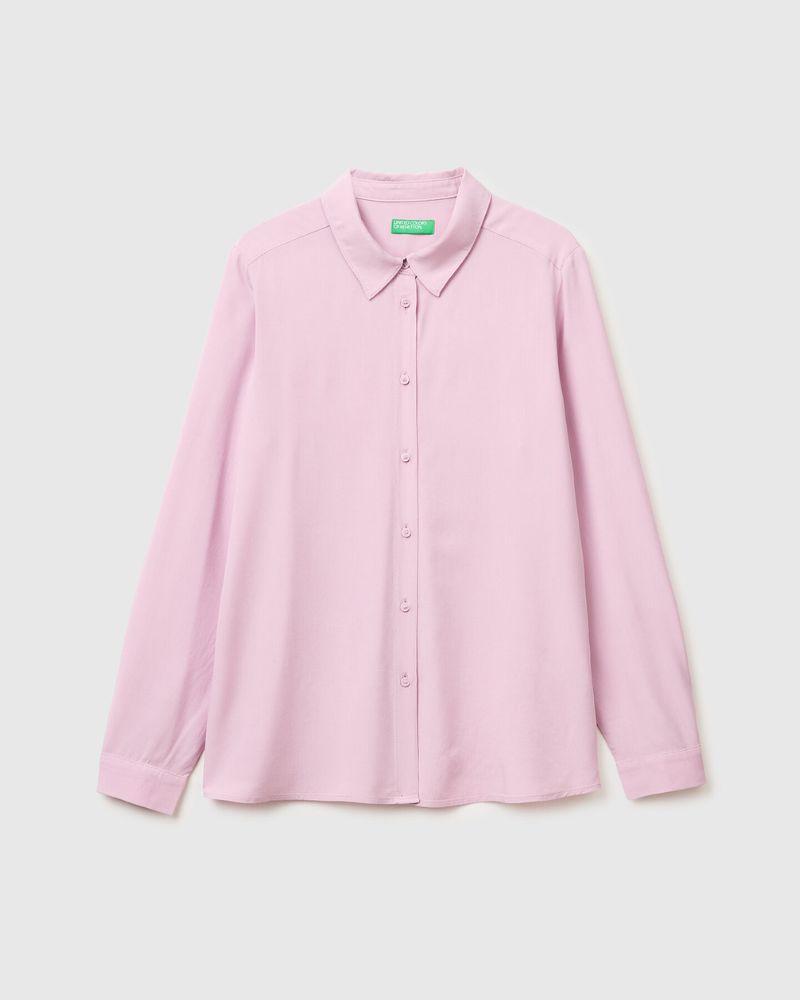 Benetton Ženska košulja 5WPWDQ0B0-0K3-S, Roze
