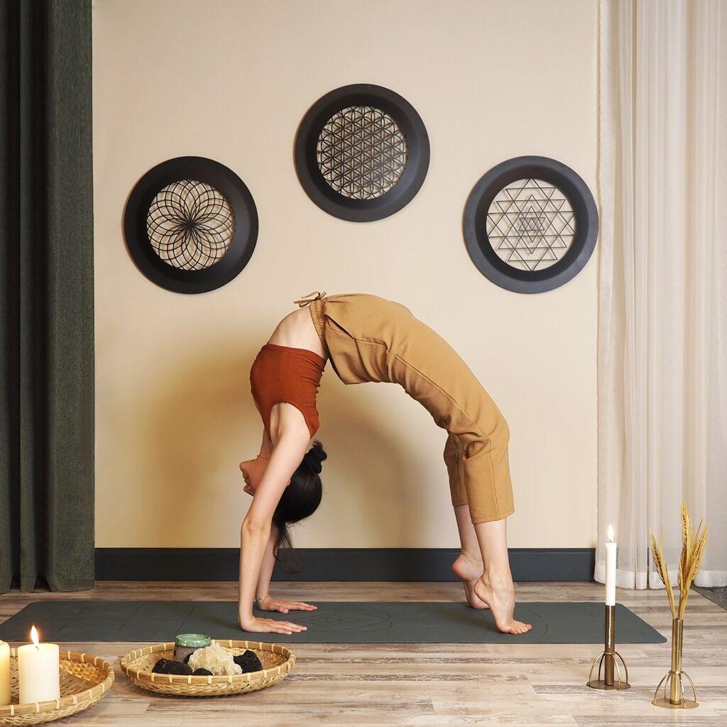 Wallity Zidna dekoracija APT757MS, 46 x 46 cm, Crna