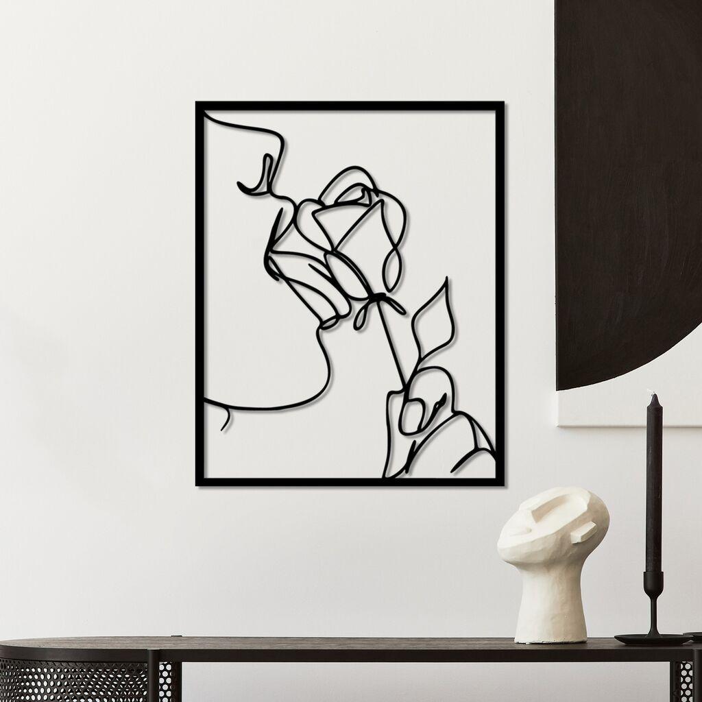 Wallity Zidna dekoracija Slatkoća, 50 x 40 cm, Crna