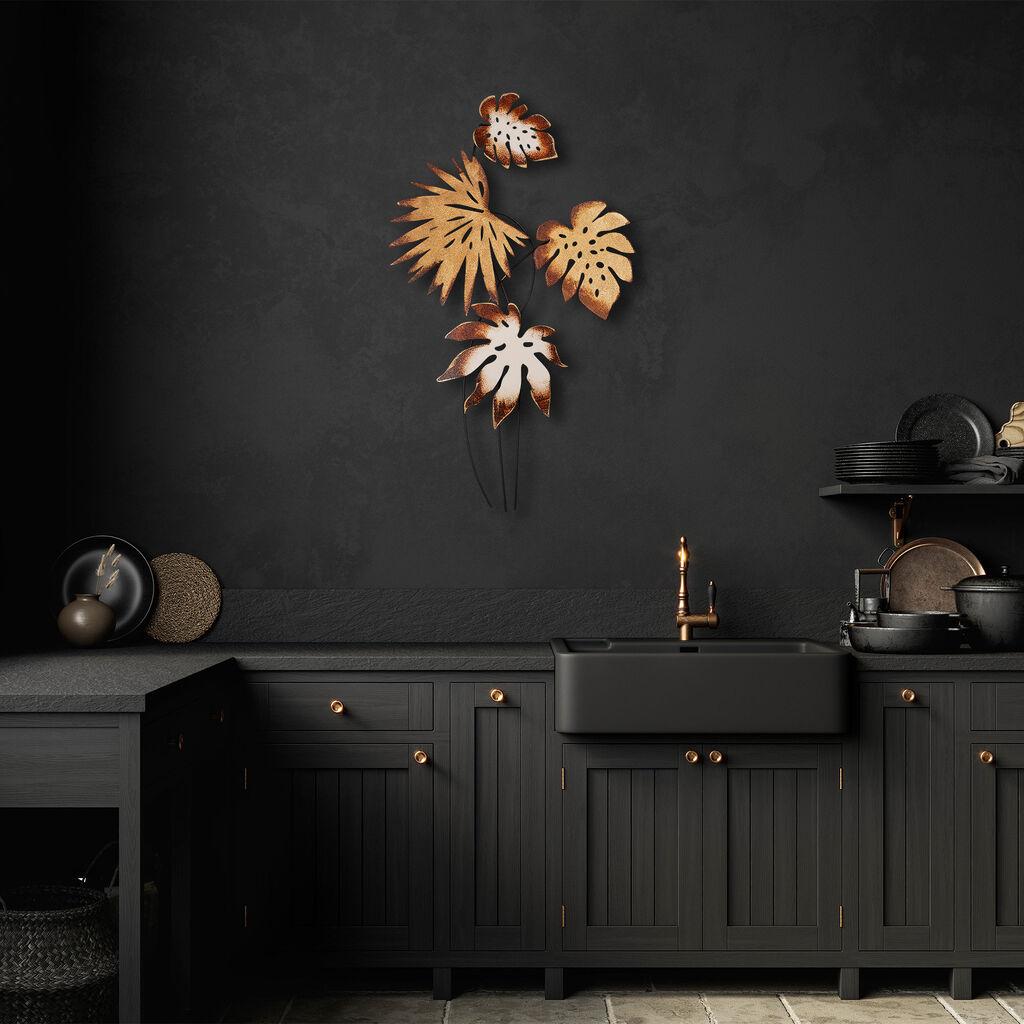 Wallity Zidna dekoracija Monstera v3, 69 x 113 cm, Šarena