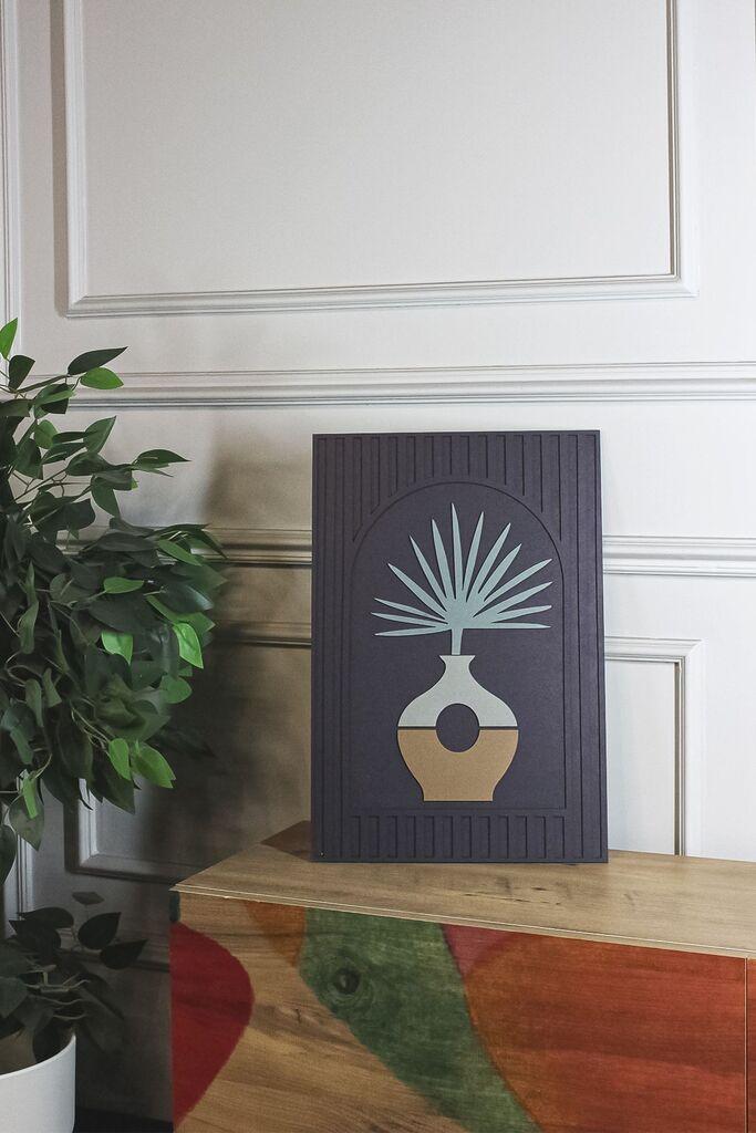 Wallity Slika Ersy3Dpot1-3247, MDF, 32x47x2 cm