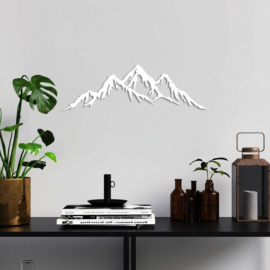 Wallity Zidna dekoracija Planina - 6, 70 x 22 cm,