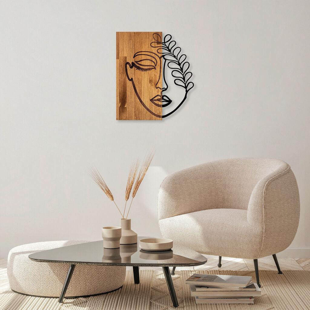 Wallity Zidna dekoracija MA-281, 51 x 58 cm, Smeđa