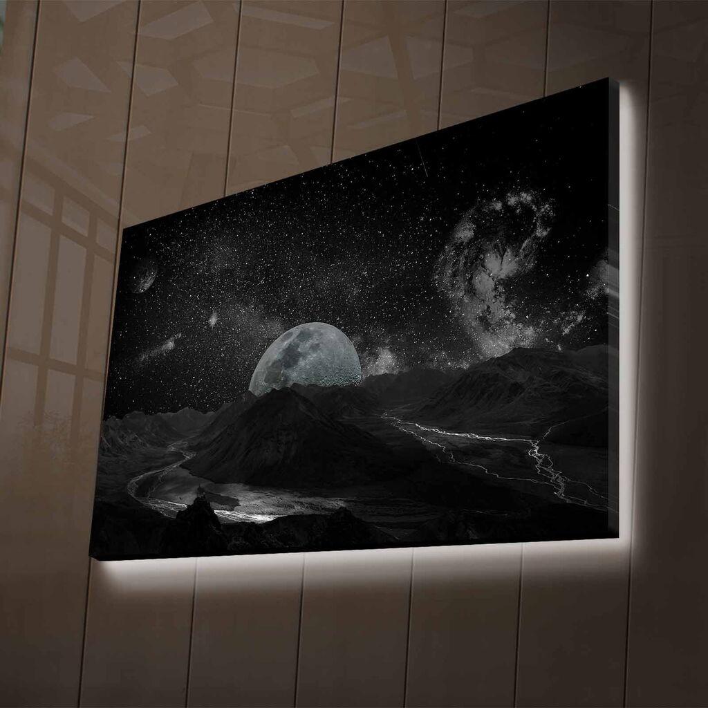 Wallity LED zidna dekoracija NASA-026, 70 x 100 cm, šarena