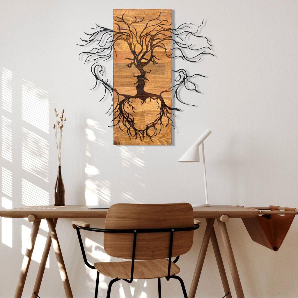 Wallity Zidna dekoracija Stara ljubav, 60 x 57,5 ​​cm, Crna