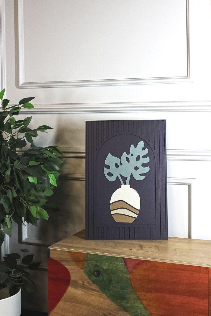 Zidna slika Ersy3Dpot2-2030, MDF, 20x30x2 cm